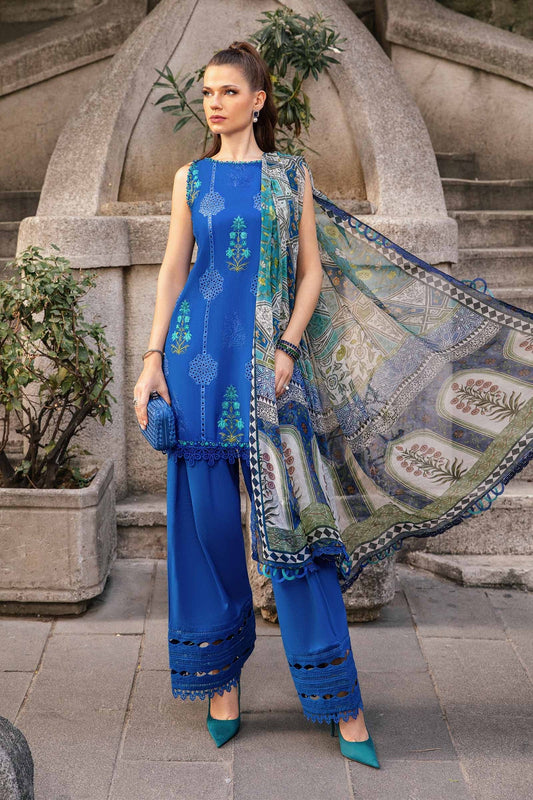 MPT-2303-A | 3 Piece Unstitched Printed Cambric Suit