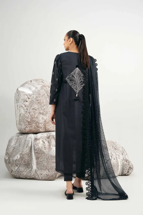 3 Piece - Dyed Printed Embroidered Suit - 42502027 - Image 6