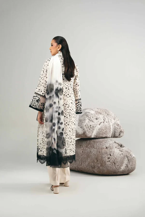 3 Piece - Printed Embroidered Suit - 42502031 - Image 6
