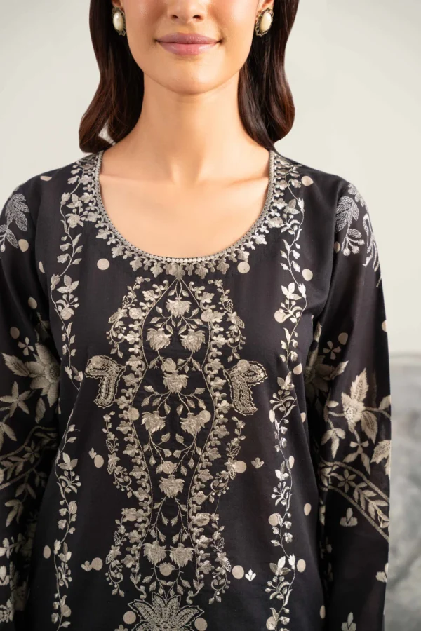 3 Piece - Digital Printed Embroidered Suit - 42502035 - Image 4