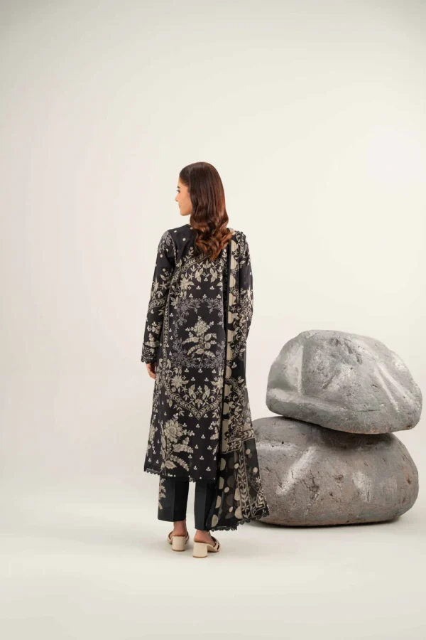 3 Piece - Digital Printed Embroidered Suit - 42502035 - Image 5