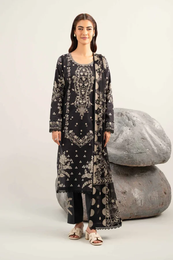 3 Piece - Digital Printed Embroidered Suit - 42502035 - Image 6