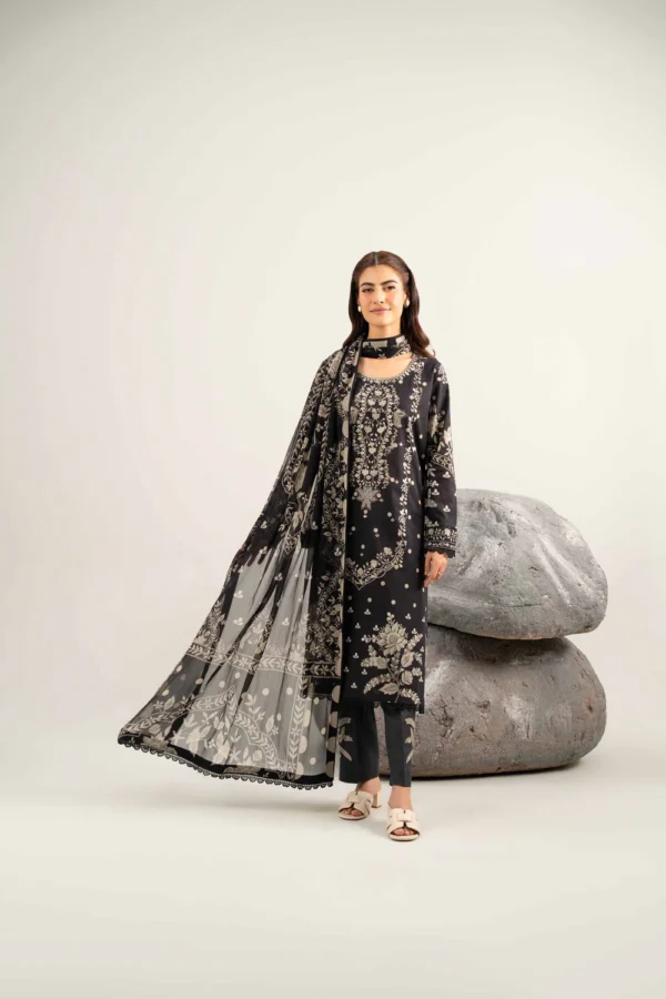 3 Piece - Digital Printed Embroidered Suit - 42502035 - Image 3