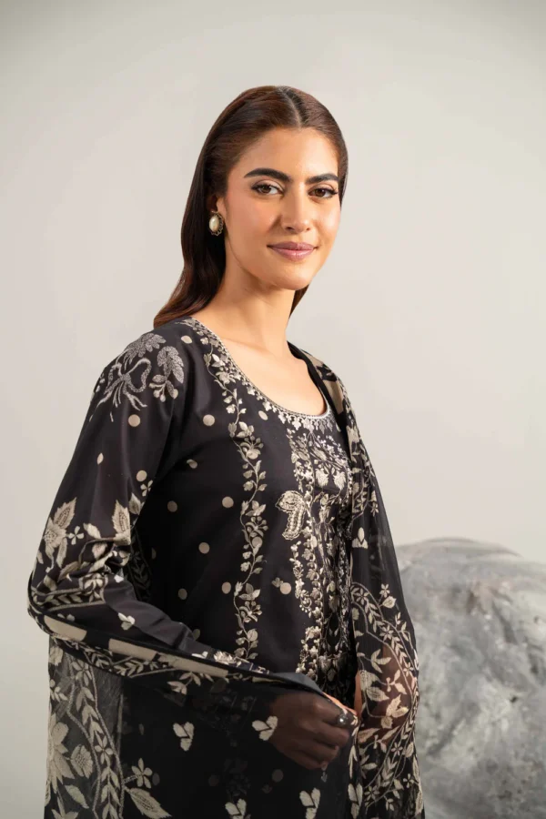 3 Piece - Digital Printed Embroidered Suit - 42502035 - Image 2