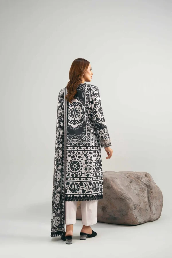 3 Piece - Digital Printed Embroidered Suit - 42502036 - Image 5