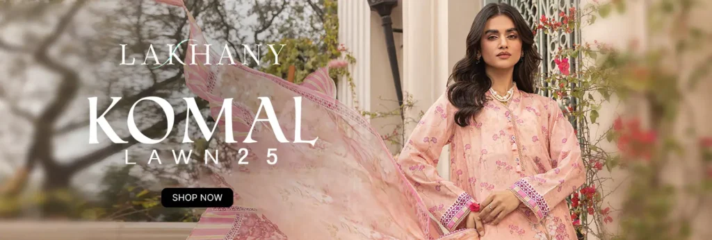 Shop assistants arranging Lakhany garments for the new season.