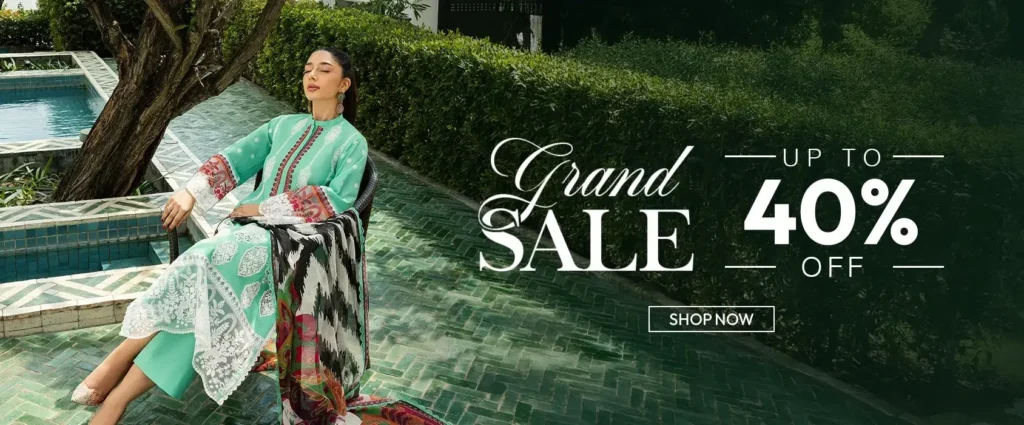 Experience the elegance of Zainab Chottani with BrandsofPK as your trusted wholesale partner.