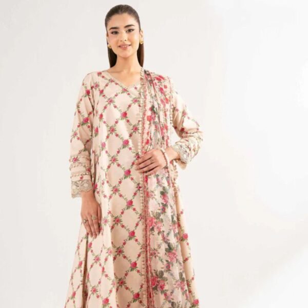 3 Piece - Digital Printed Suit - 42502238