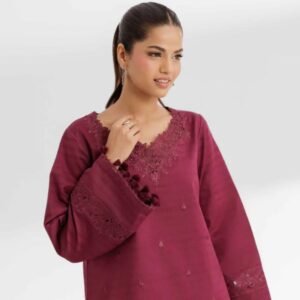 2 Piece - Dyed Embroidered Suit - 42502158
