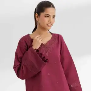 2 Piece - Dyed Embroidered Suit - 42502158