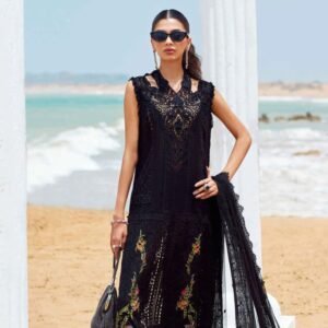 3 Piece Unstitched Embroidered Lawn Suit | EID LAWN-25-01