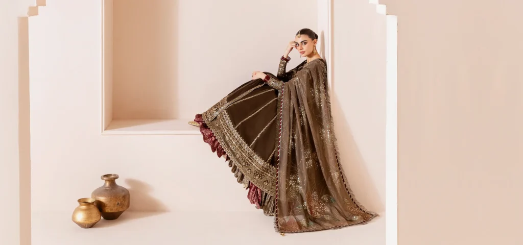 Detailed image of Jazmin fabric, highlighting delicate threadwork and premium material quality.