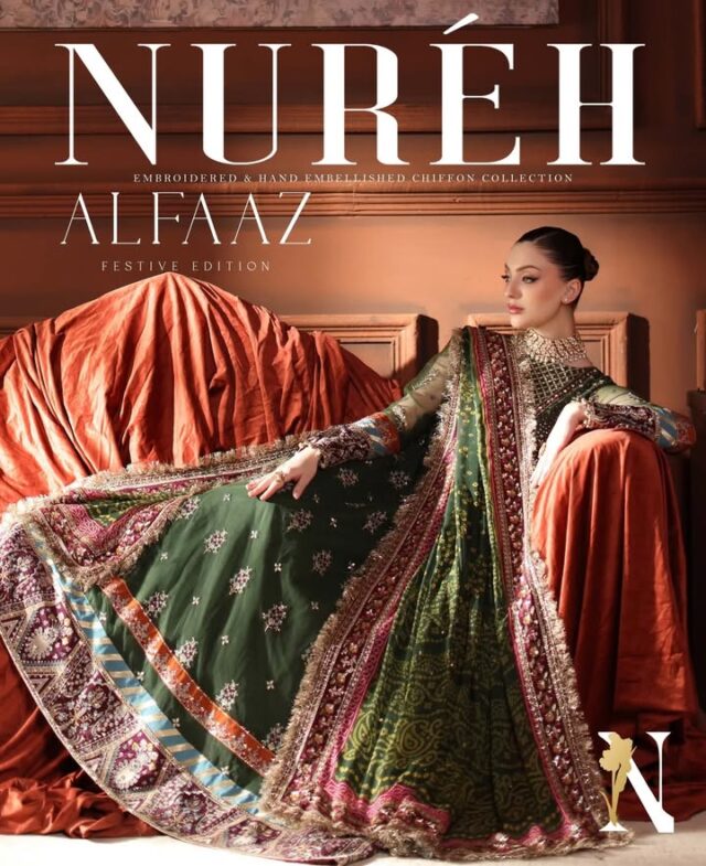 Newly launched nureh wedding collection available on good offer price 
For online orders, do inbox or WhatsApp 009715288755
Cash on delivery available all over UAE 🇦🇪 
Now price just 225 aed 
Before 315 aed 
#nureh #pakistanisuits #weddingcollecrion
#formalpakistanisuits #dubai #Abudhabi 
#UAE #uaebloggers #uaebloggersdubai #uaebloggersdubai❤️ #dubaipakistank