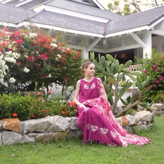 Pre-Booking Starts Noor Luxury Chickenkari Lawn Unstitched Collection at www.brandsofpk.com